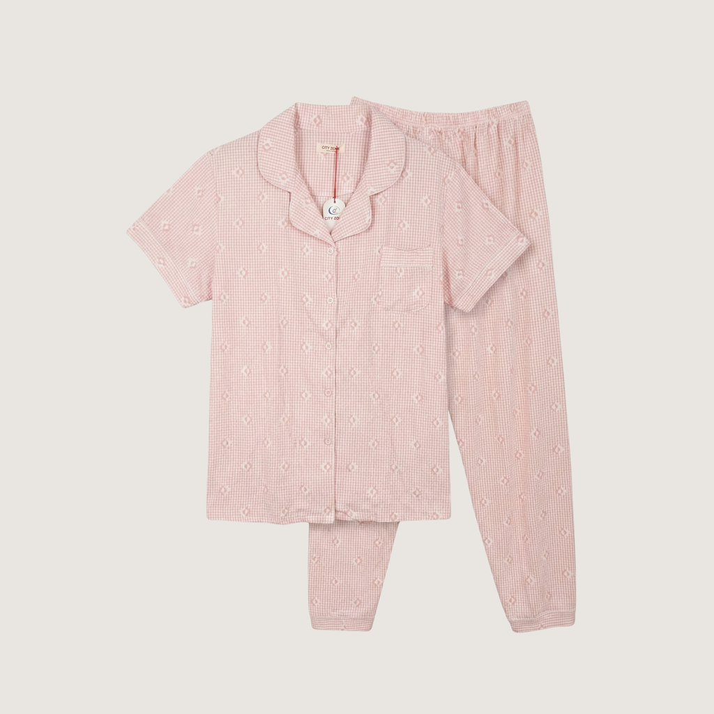 Womens Lycra Cotten Pyjama Set Jumbo 728711