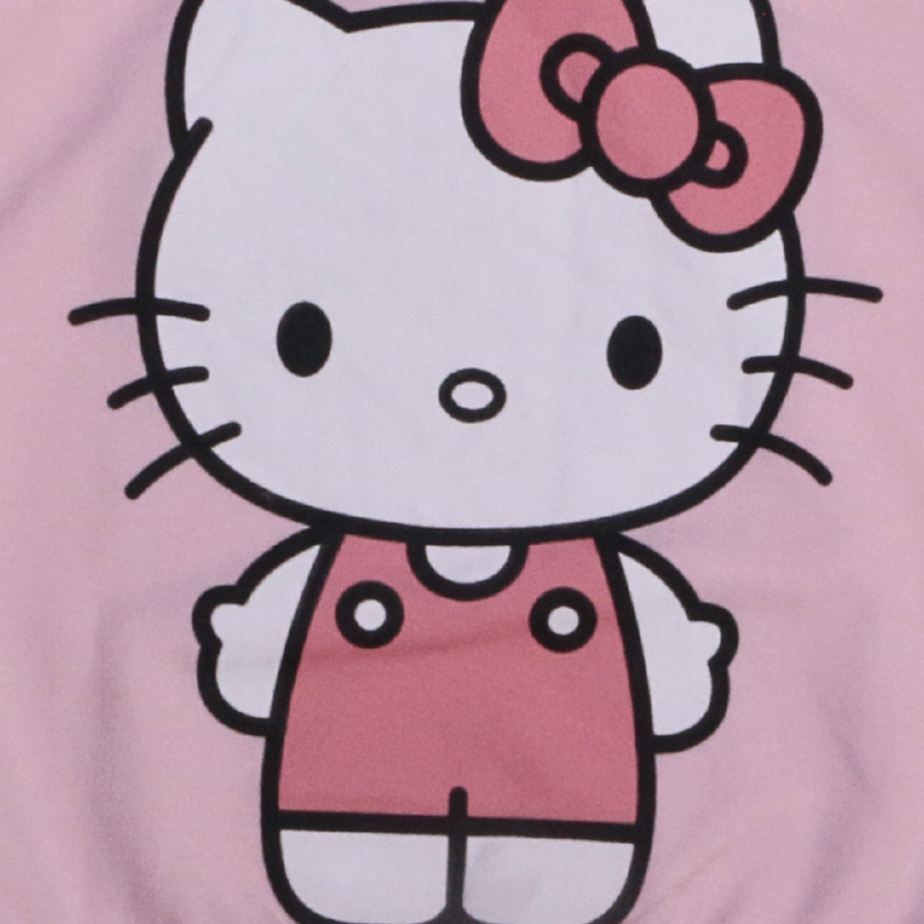 بيجامة كات ماري الوردية بأكمام طويلة (بنات)