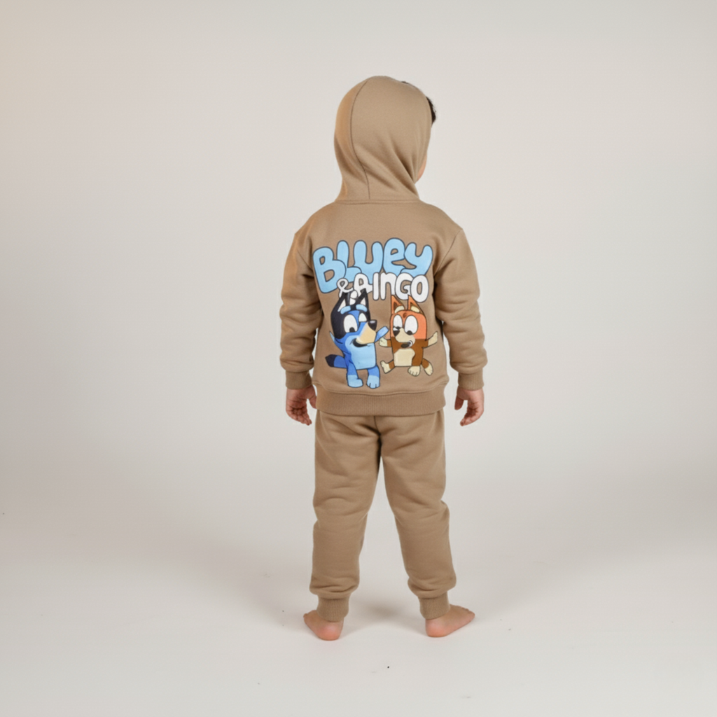 بيجامة كات ماري الوردية بأكمام طويلة (بنات)