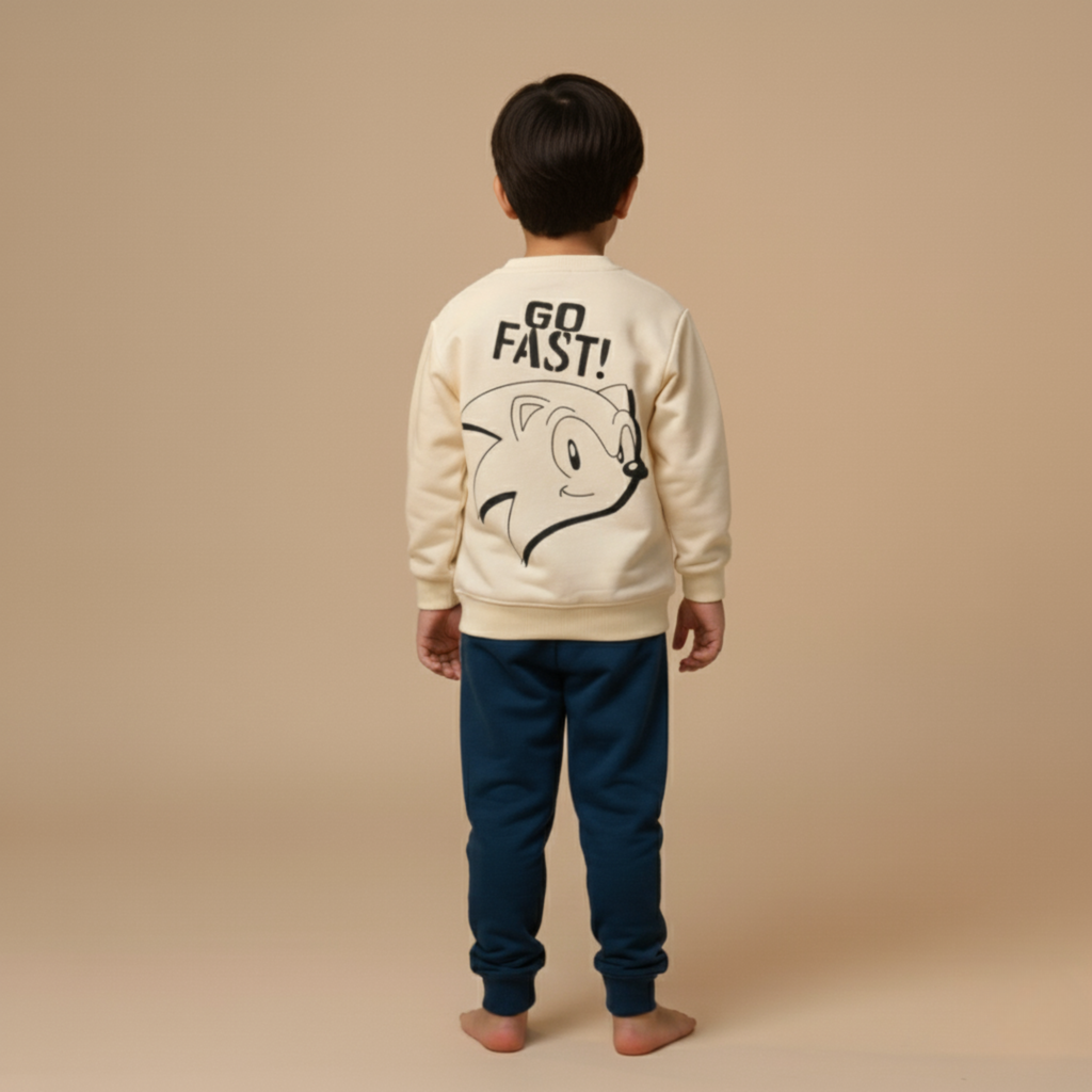 بيجامة كات ماري الوردية بأكمام طويلة (بنات)