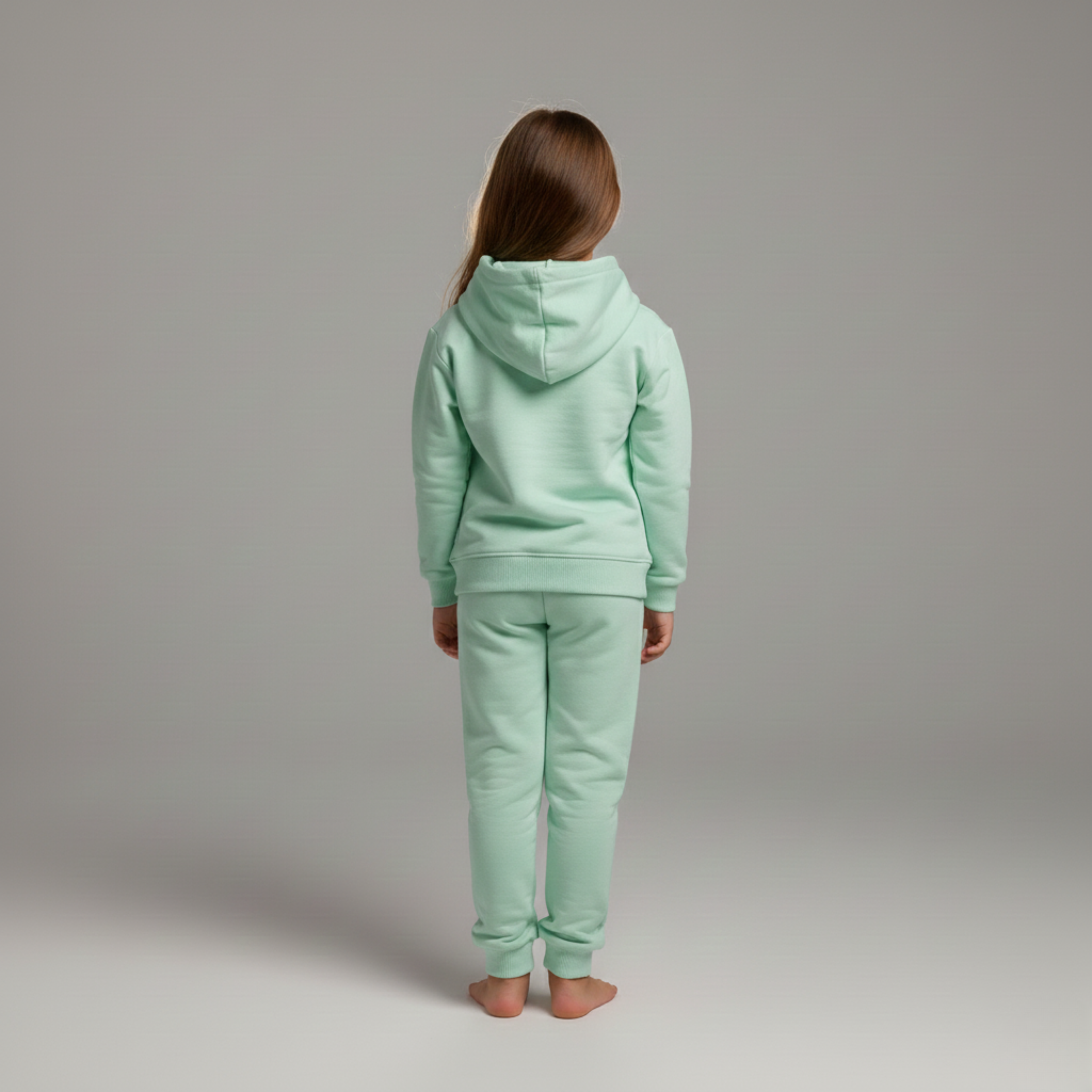 بيجامة كات ماري الوردية بأكمام طويلة (بنات)