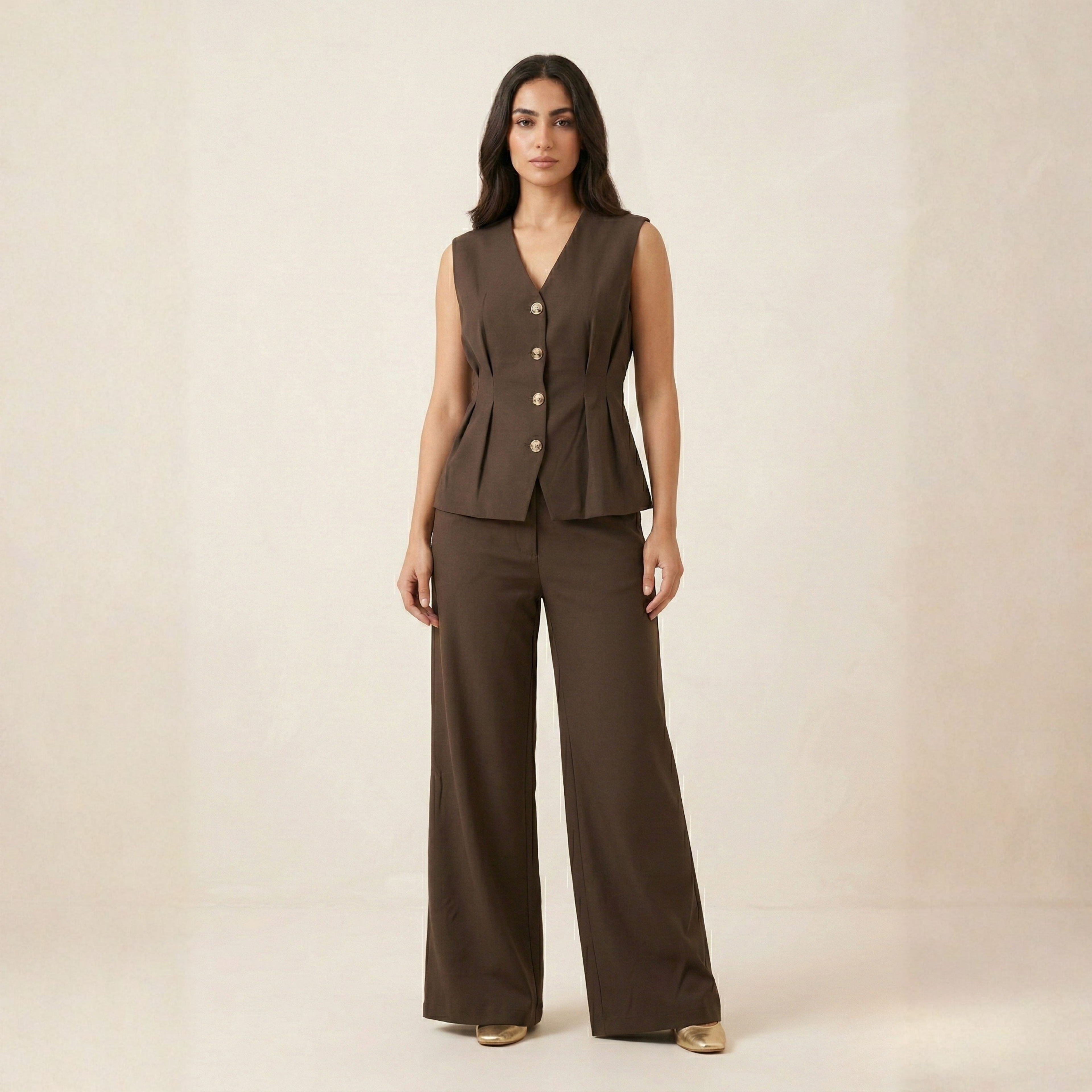 Womens Vest & Pant Set 6215
