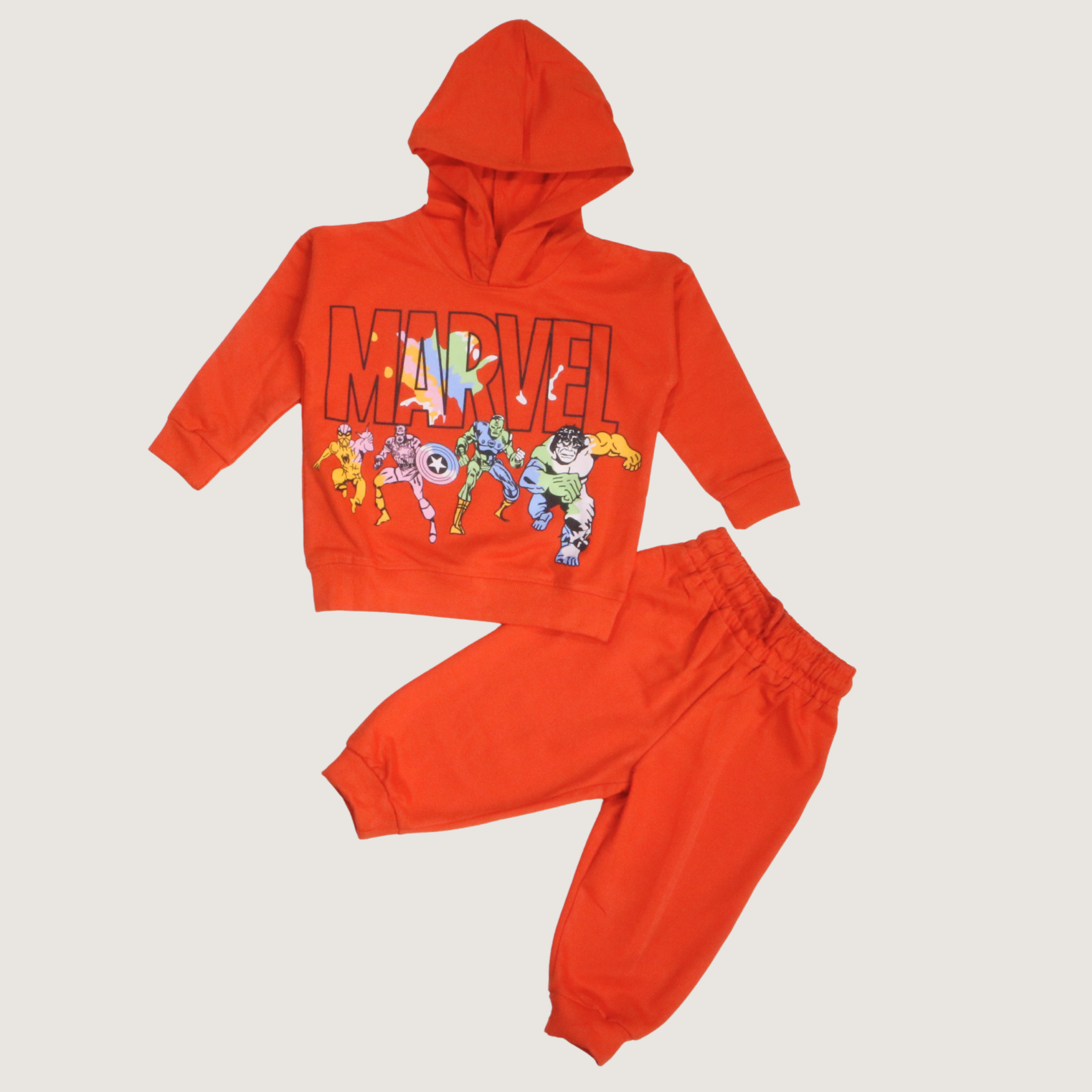 بيجامة كات ماري الوردية بأكمام طويلة (بنات)