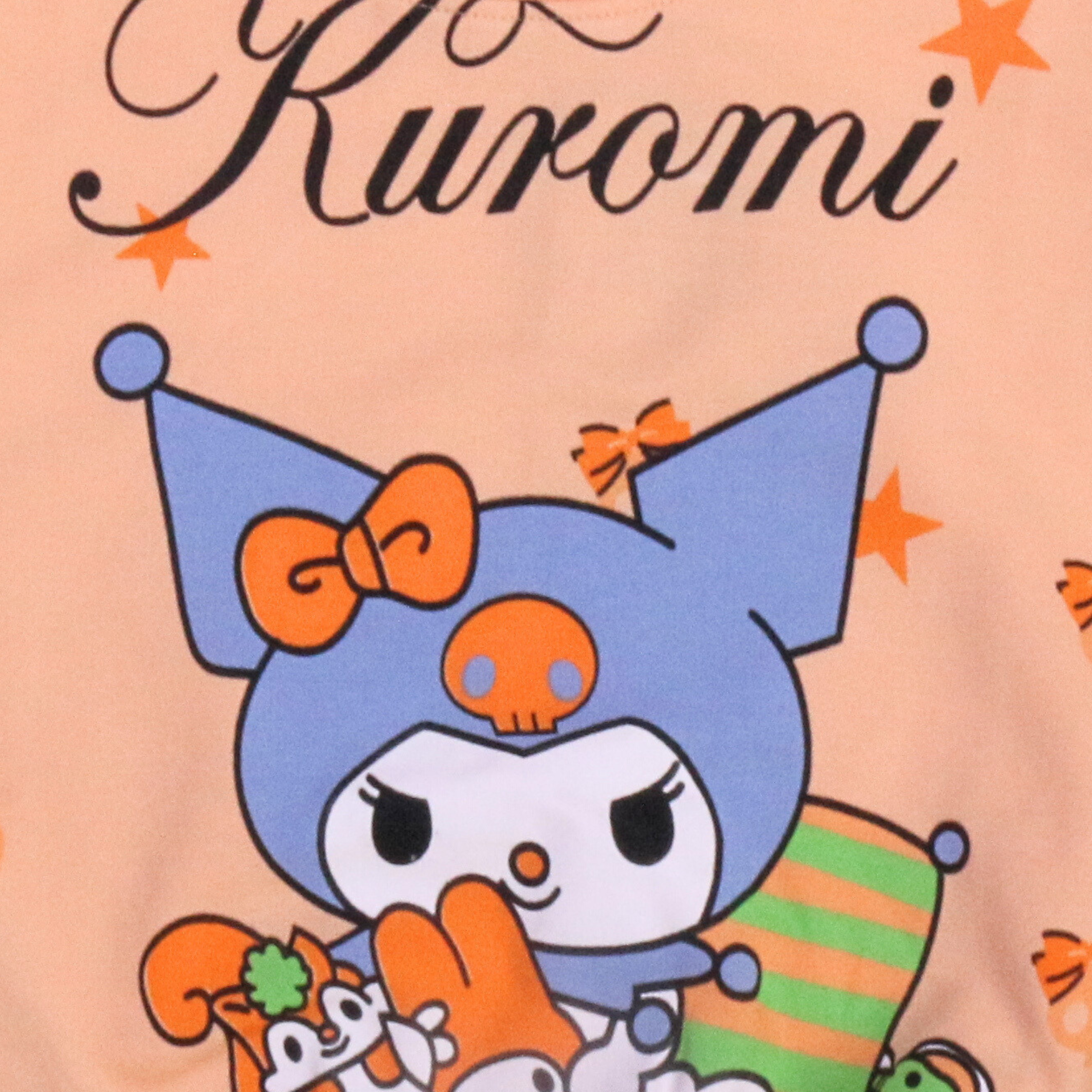 بيجامة كات ماري الوردية بأكمام طويلة (بنات)