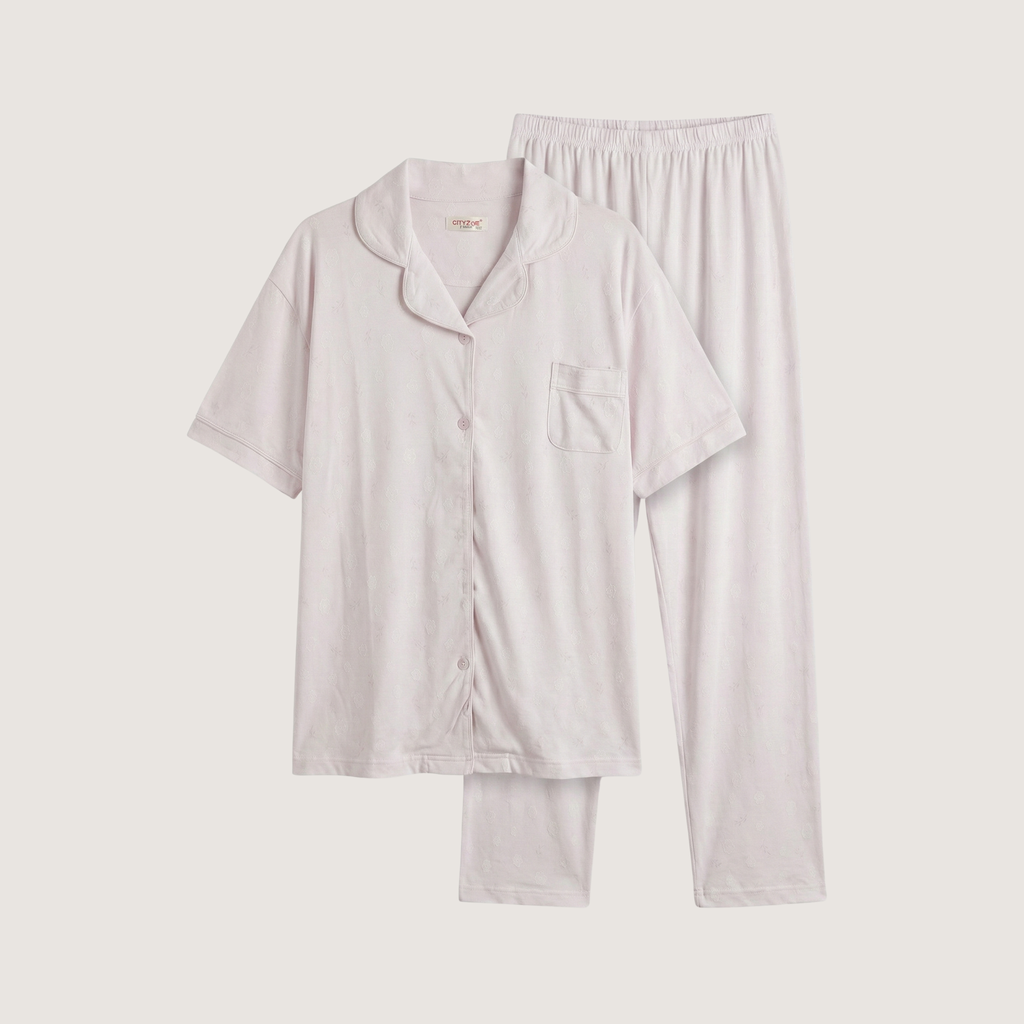 Womens Lycra Cotten Pyjama Set Jumbo 728542