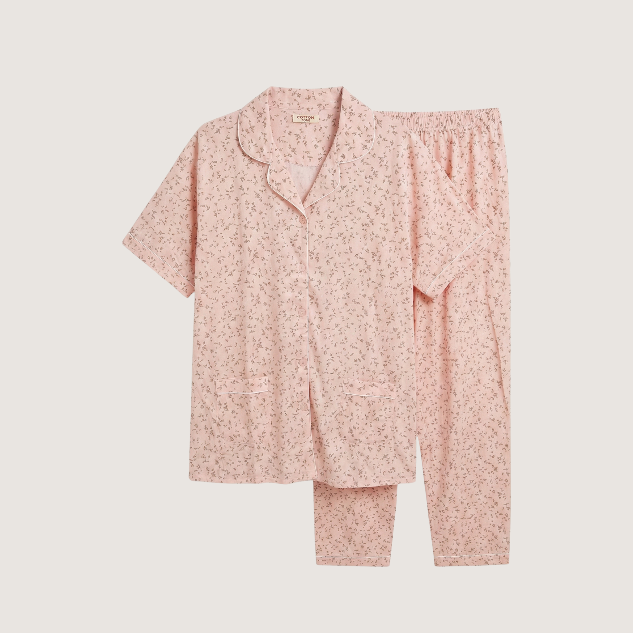 Womens Cotton Pyjama Set Jumbo 707311-M