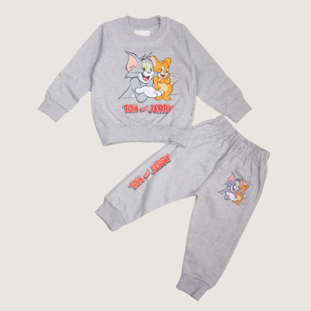 بيجامة كات ماري الوردية بأكمام طويلة (بنات)