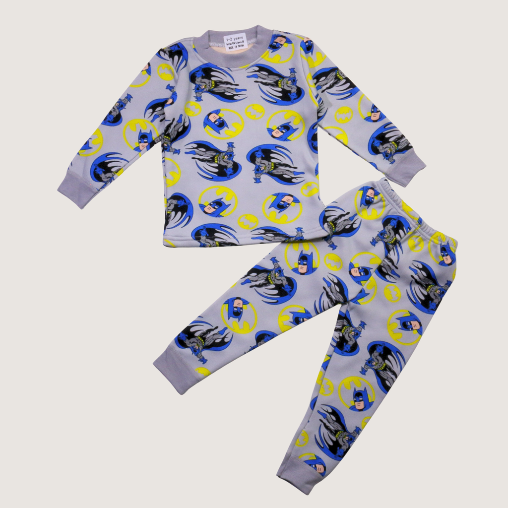 بيجامة كات ماري الوردية بأكمام طويلة (بنات)