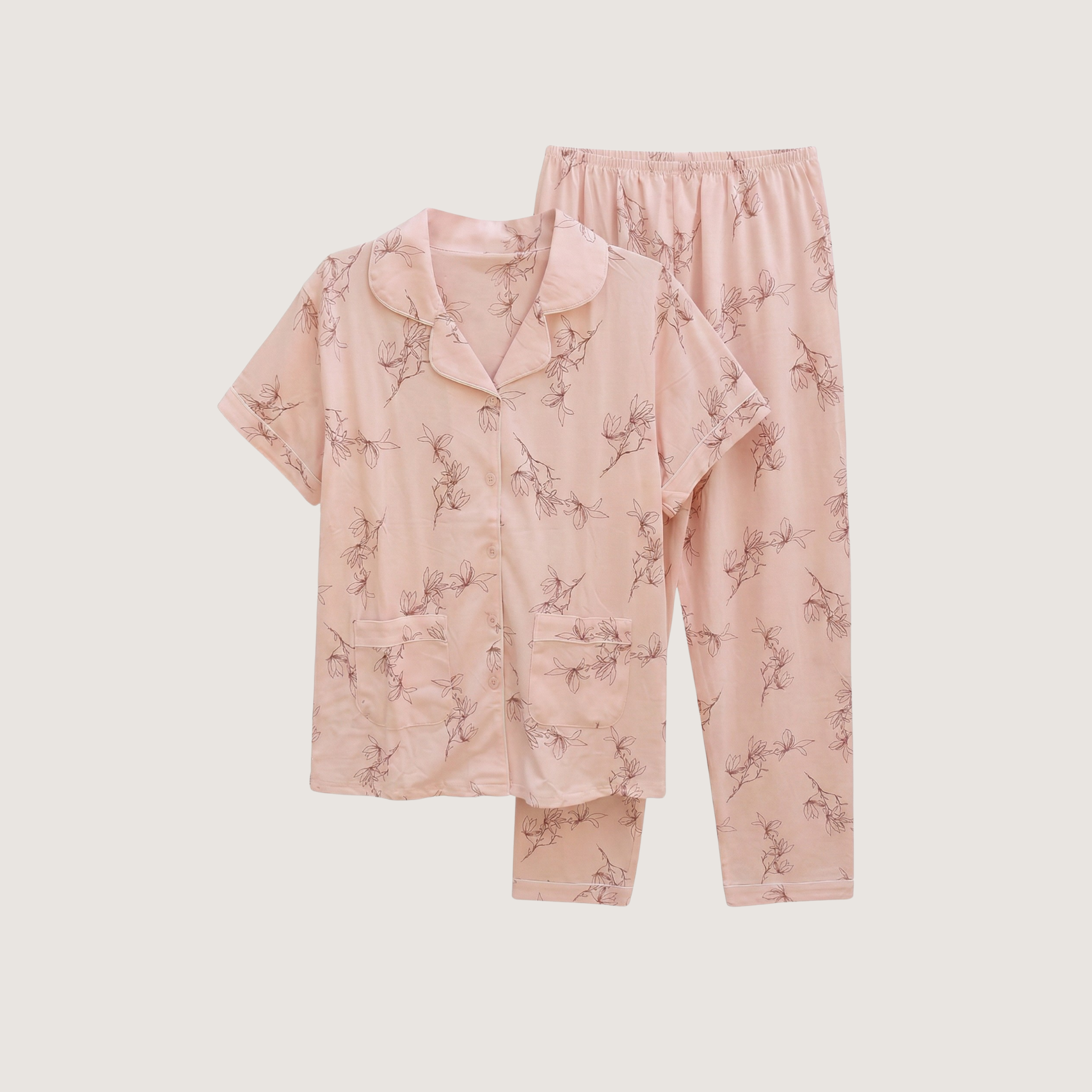 Womens Cotton Pyjama Set 707301