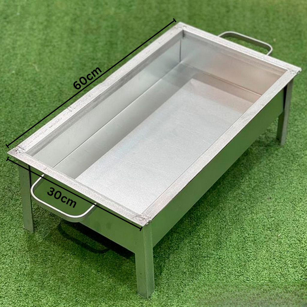 شواية الفحم الحديدية - 4 أحجام