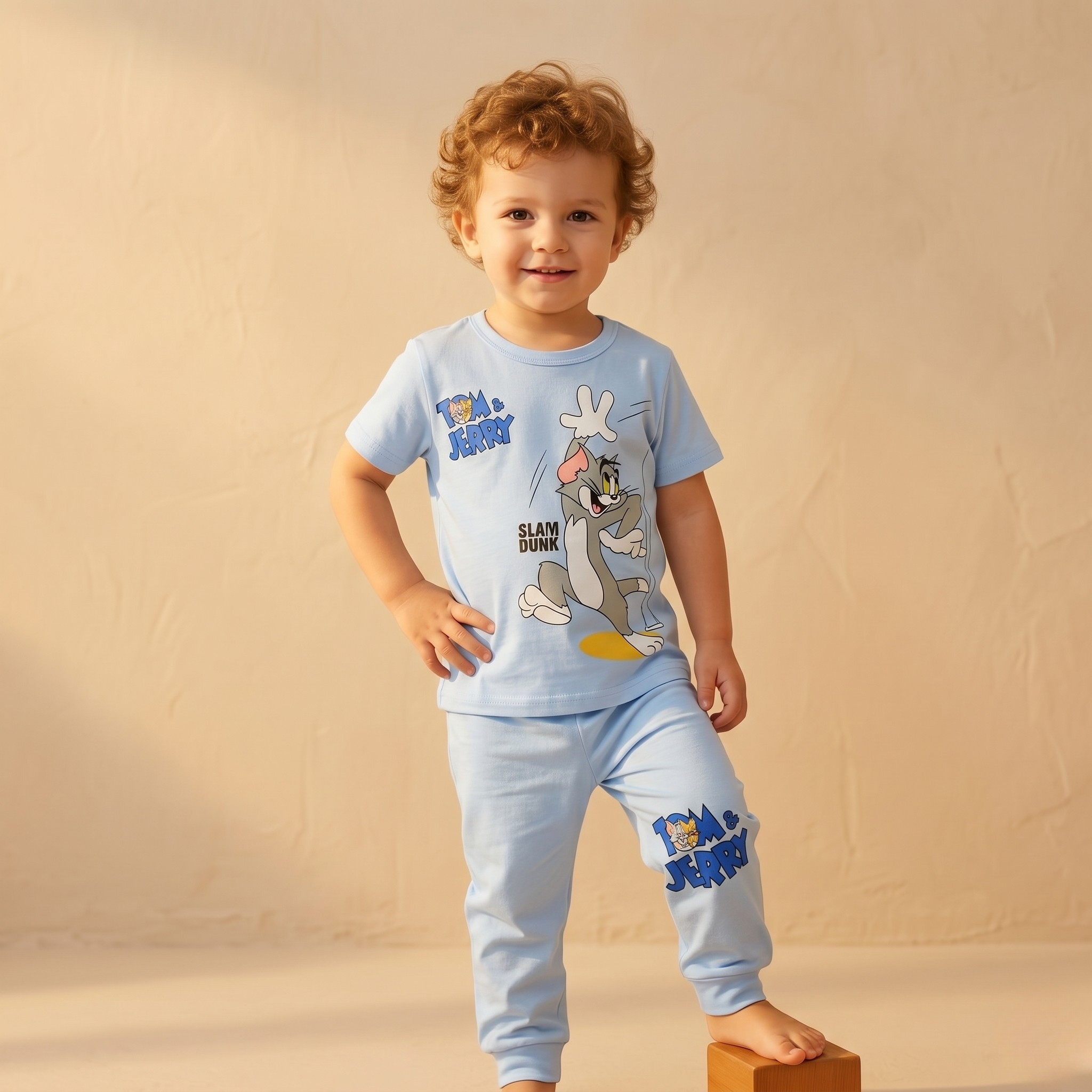 T&J Slam Dunk Kids H\S Pajamas