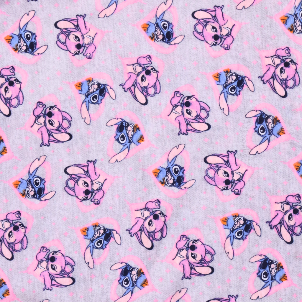 بيجامة كات ماري الوردية بأكمام طويلة (بنات)