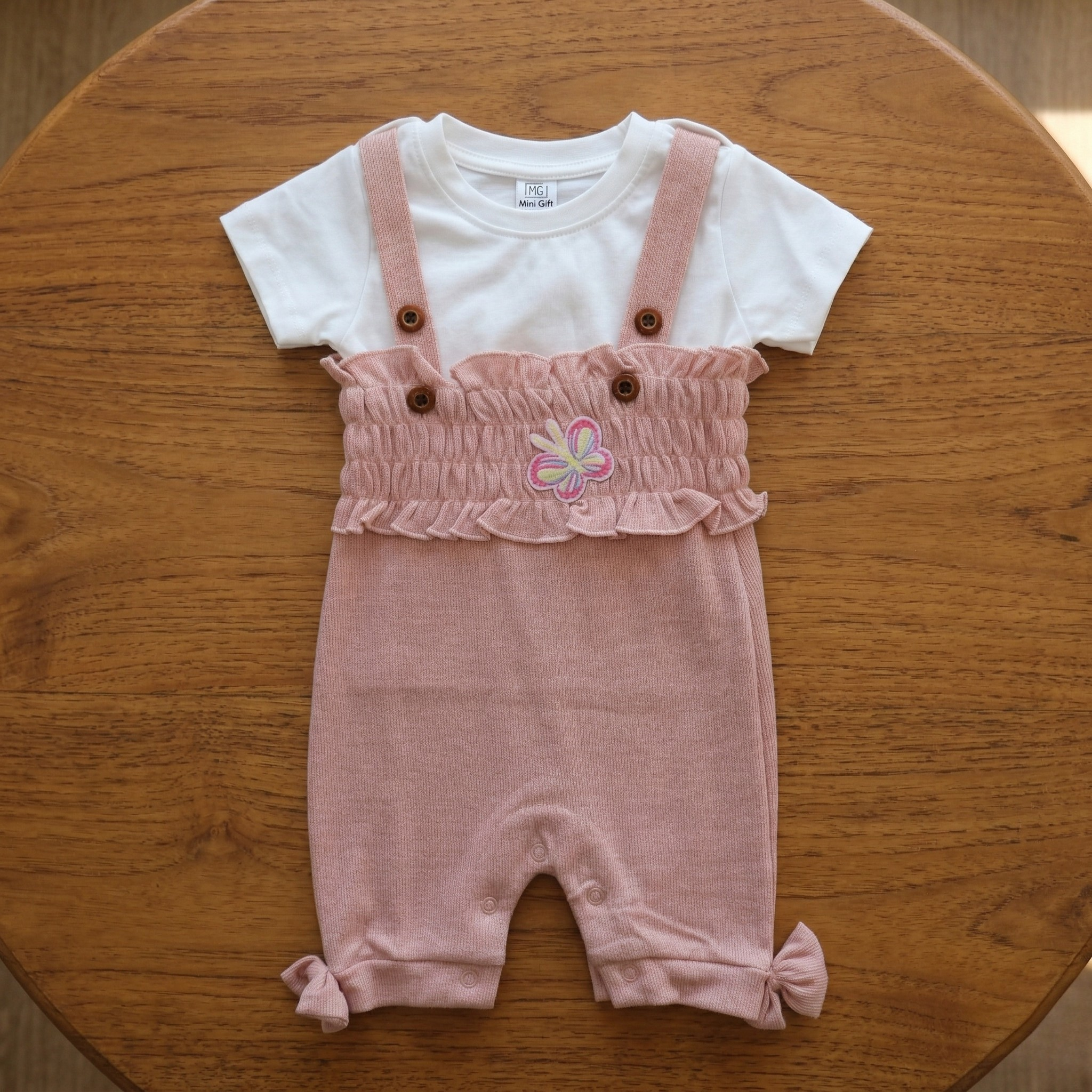 Girls Dungaree Set BU-39