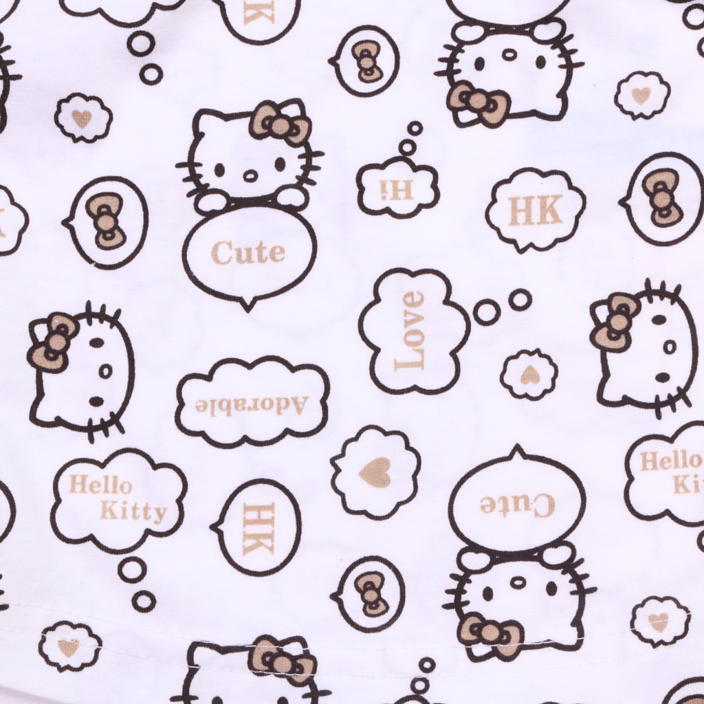 بيجامة كات ماري الوردية بأكمام طويلة (بنات)