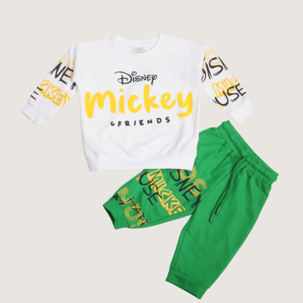 بيجامة كات ماري الوردية بأكمام طويلة (بنات)