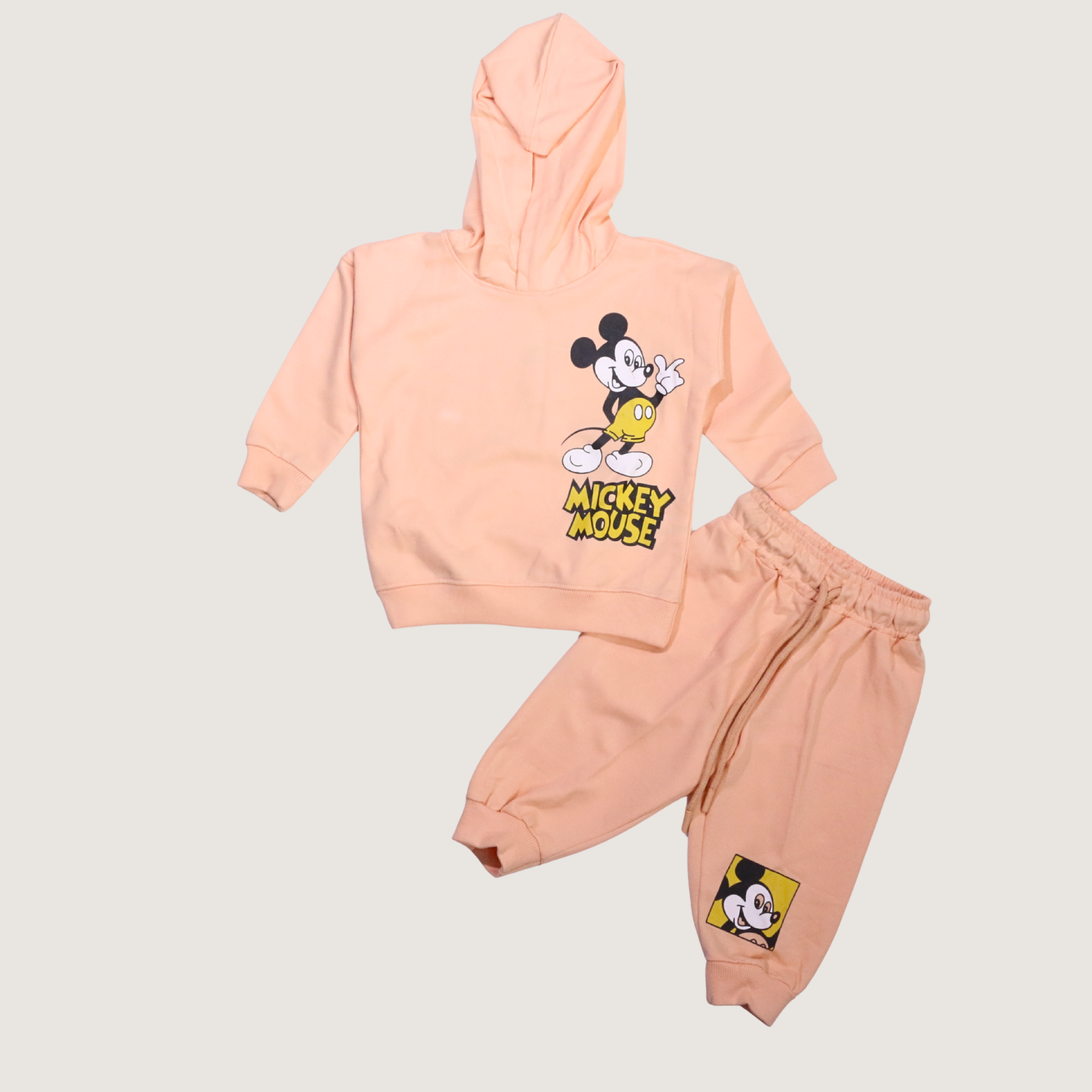 بيجامة كات ماري الوردية بأكمام طويلة (بنات)