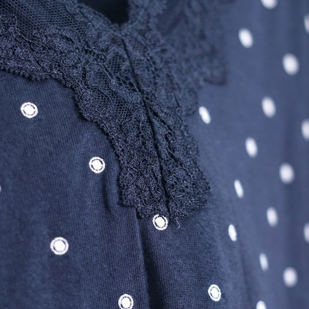 Womens Silk Pajama 2 Pcs Set 8054