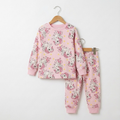 Unicorn Stars Pink Thermal Long-Sleeves Pajamas (Girls)