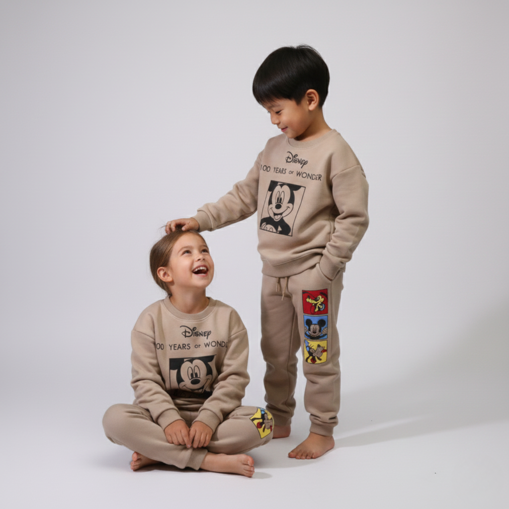 Disney Tan Long-Sleeves Pajamas (Unisex)