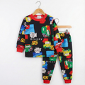 Disney Cars Black Thermal Long-Sleeves Pajamas (Boys)