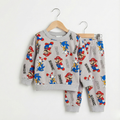 Sonic Mario Thermal Long-Sleeves Pajamas (Boys)