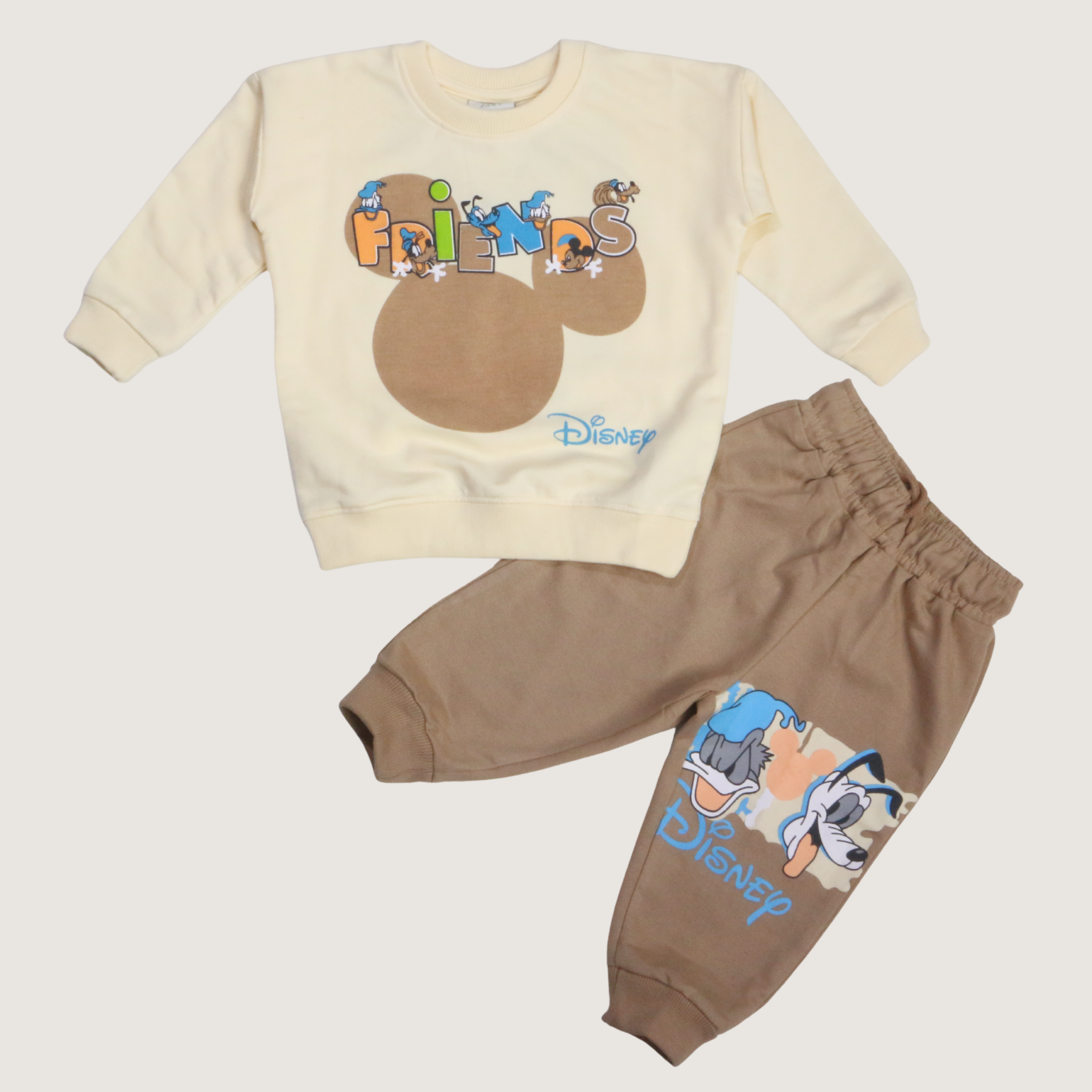 بيجامة كات ماري الوردية بأكمام طويلة (بنات)