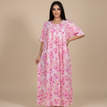 Womens Cotton Long Midi Dress LM-133/37