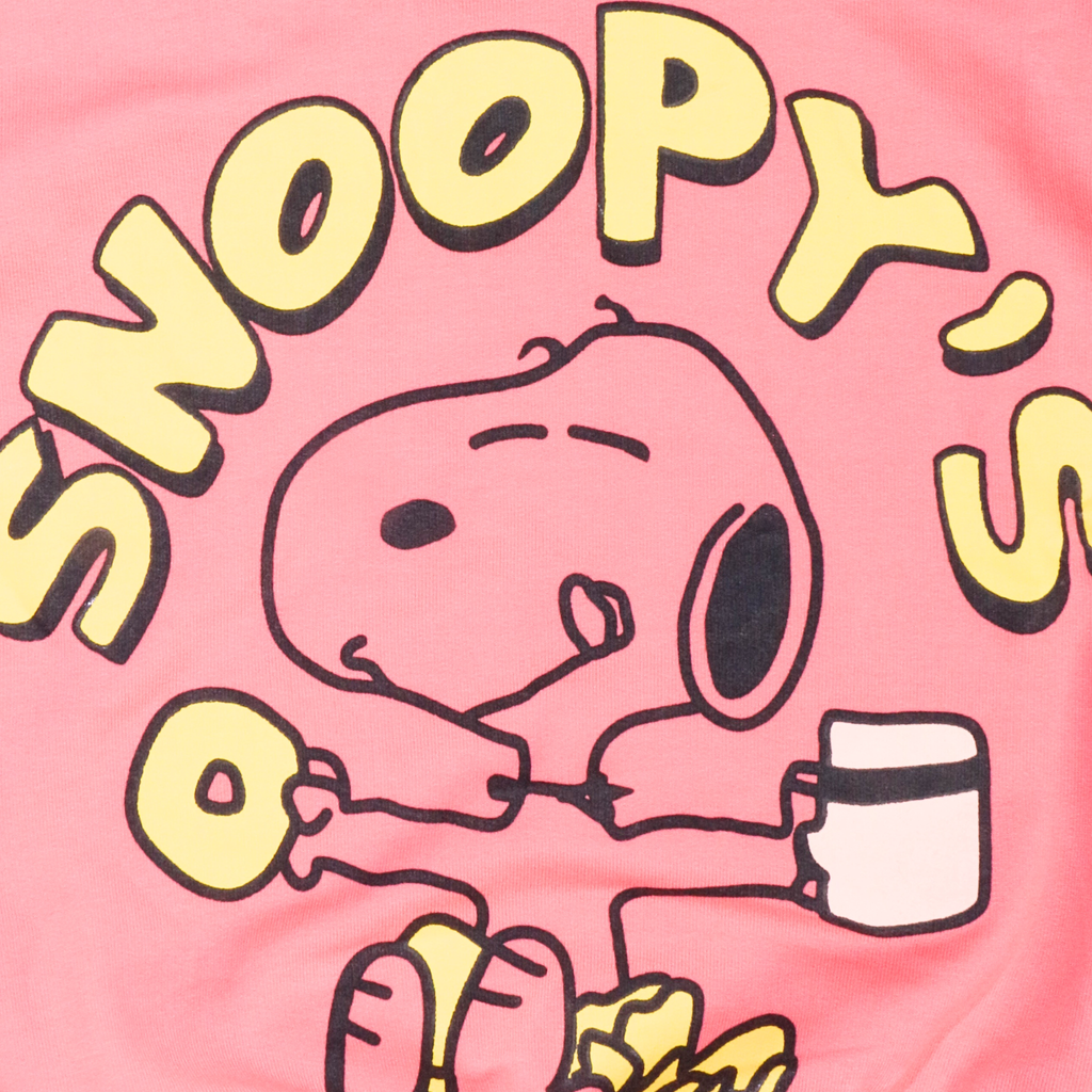 بيجامة كات ماري الوردية بأكمام طويلة (بنات)