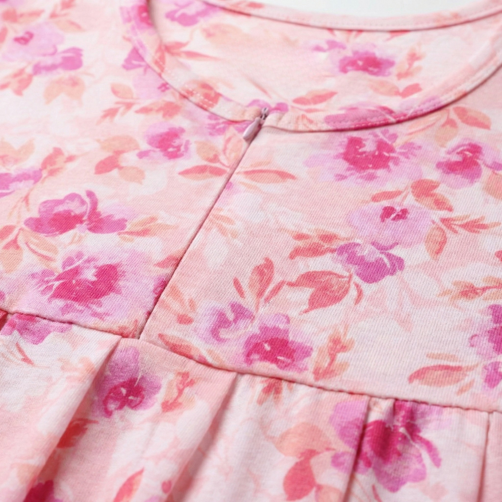 Womens Cotton Long Midi Dress LM-133/37