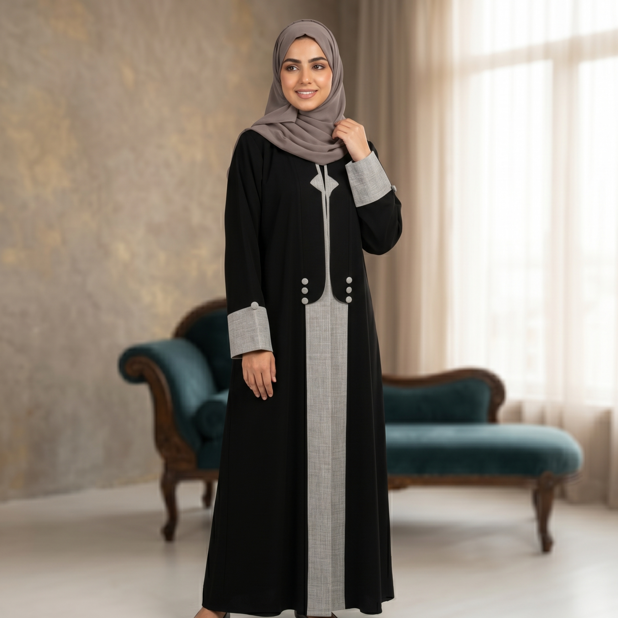 Abaya 1Pcs 30017