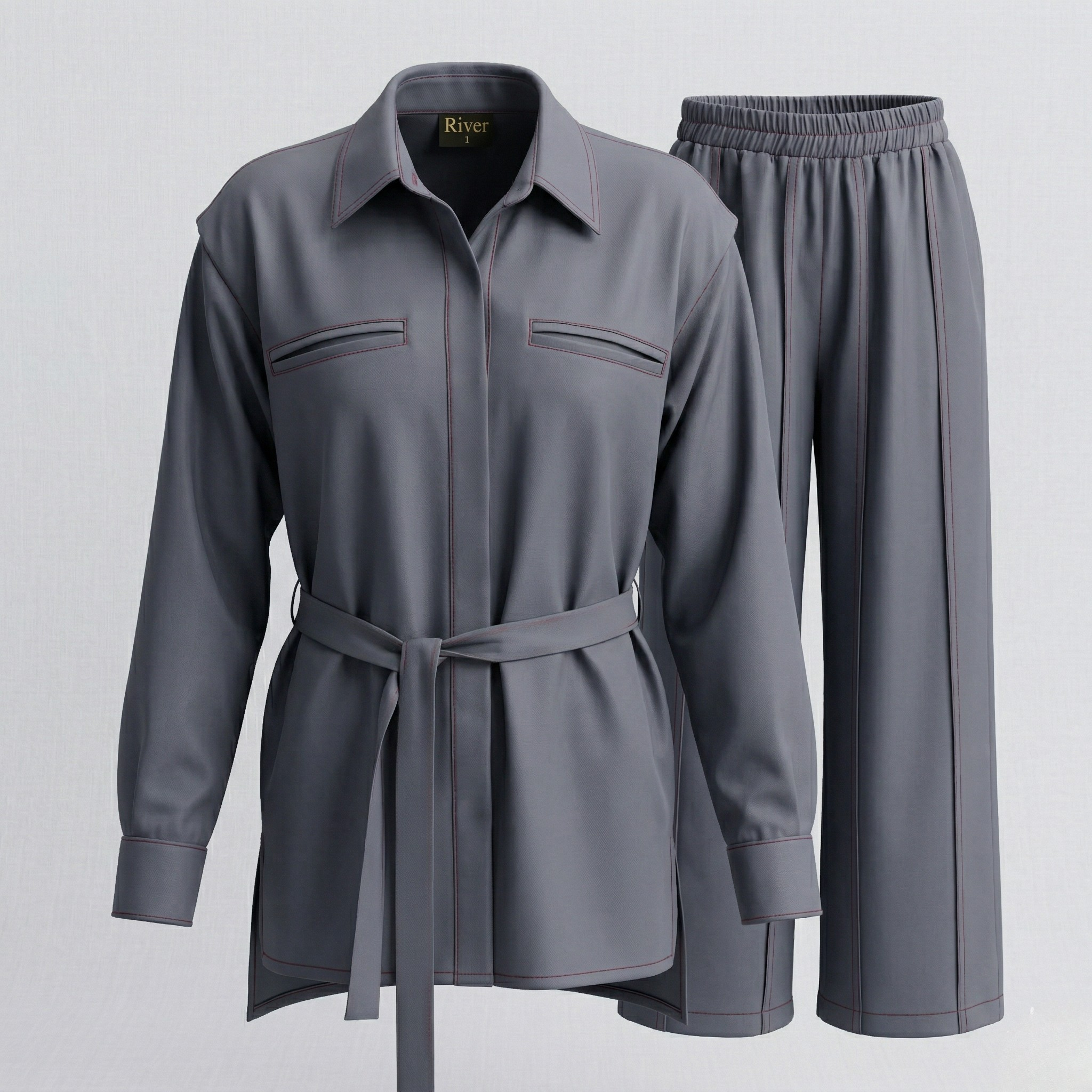 طقم نسائي قطعتين 0439