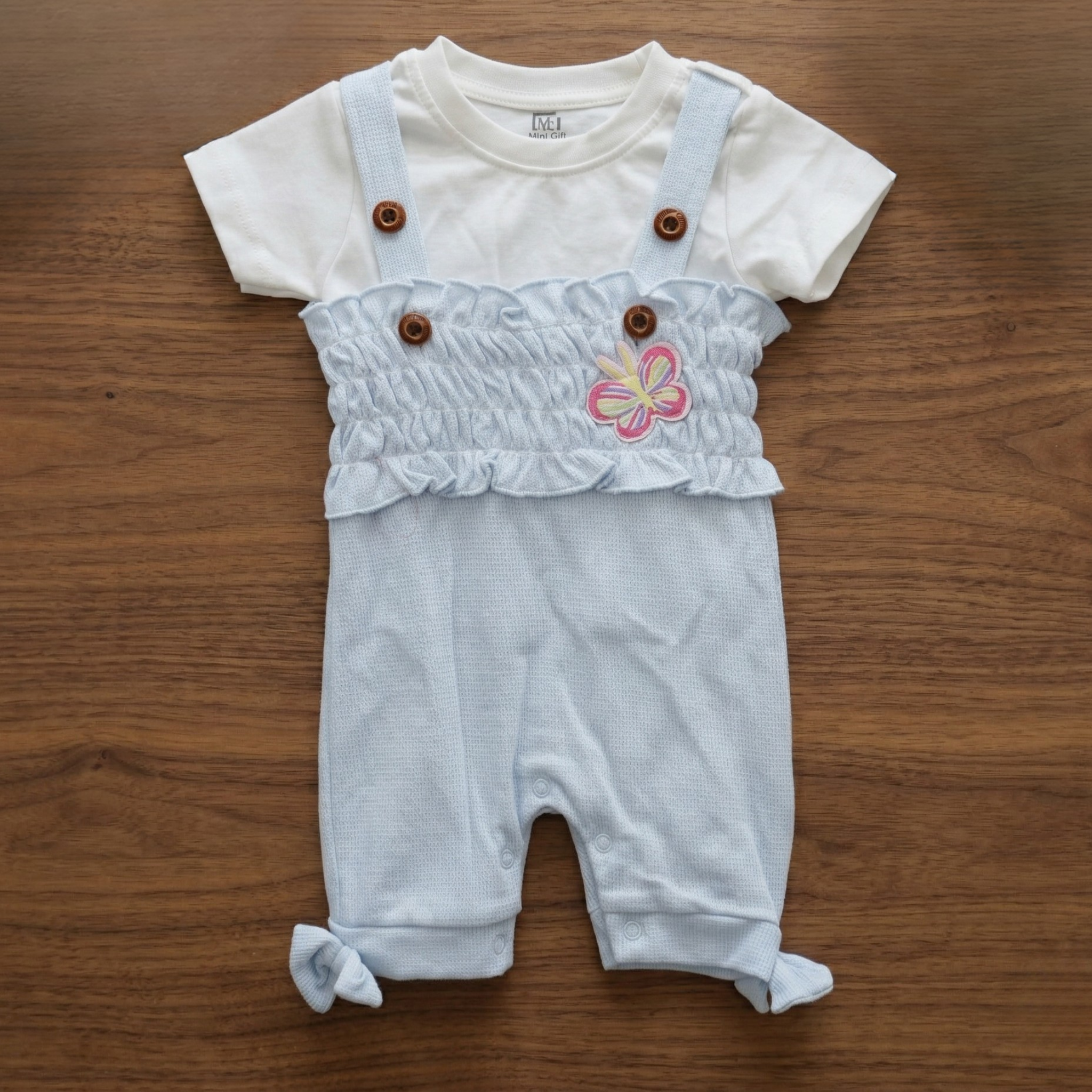 Girls Dungaree Set BU-39