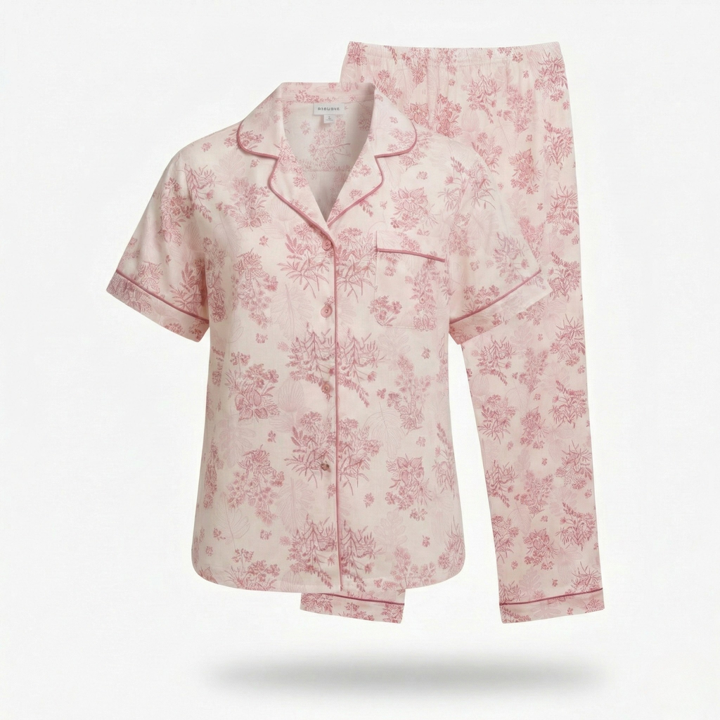 Womens Cotton Pyjama Set 707332