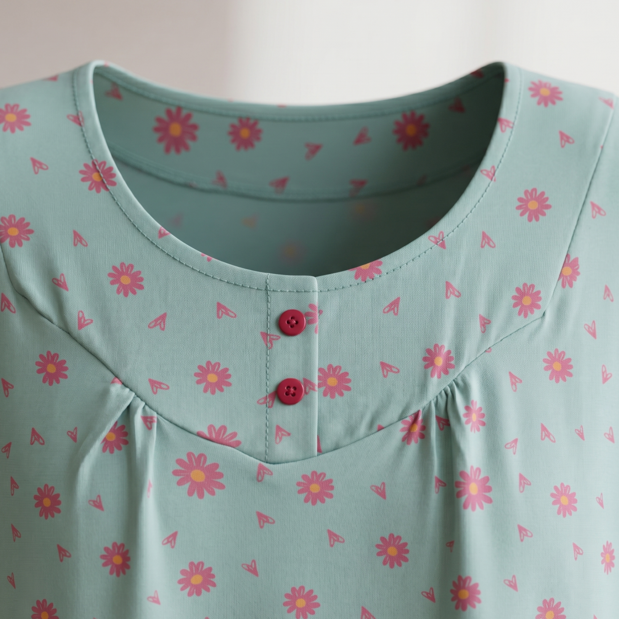 Flowers & Hearts Womens Middi