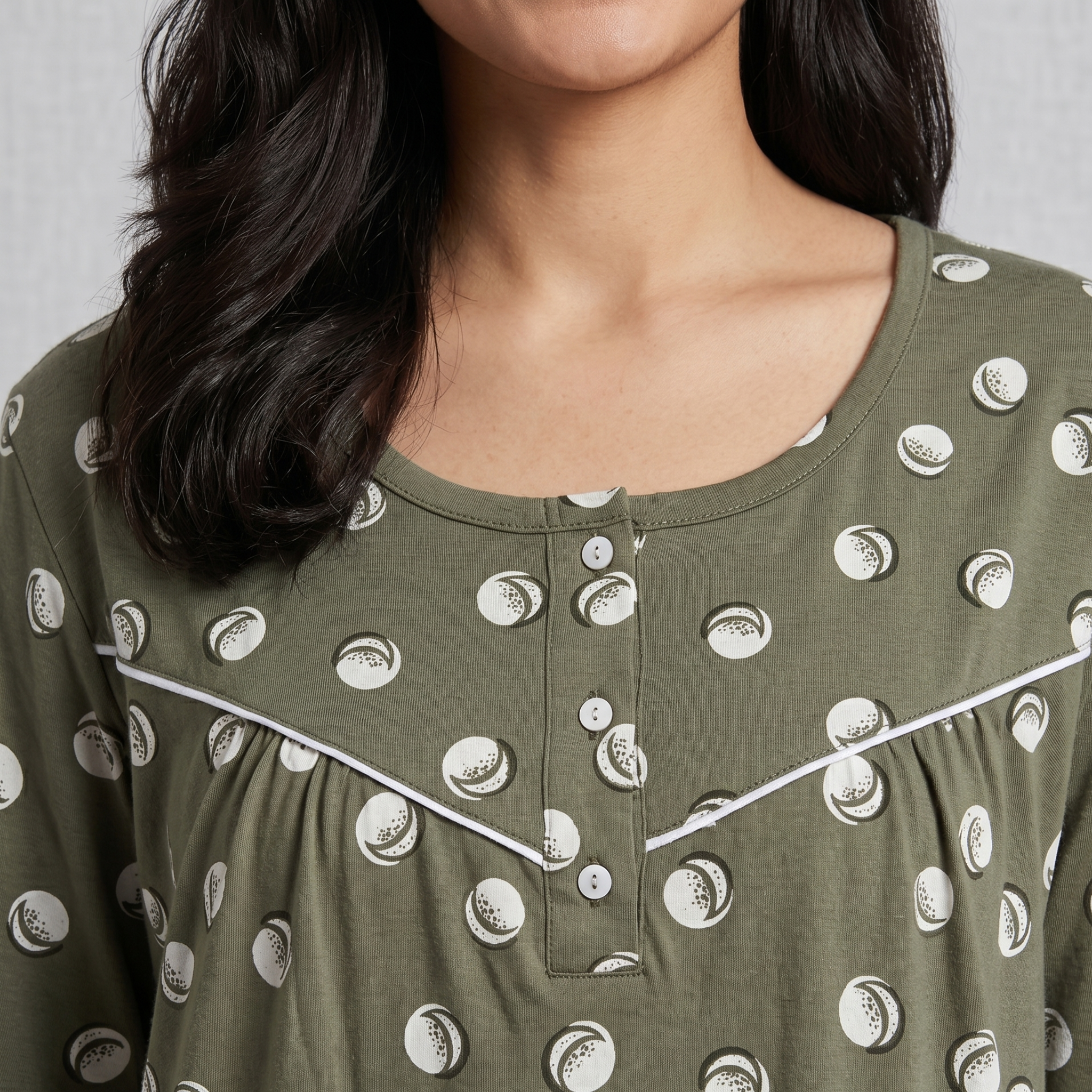 Womens Midi Moon Flower
