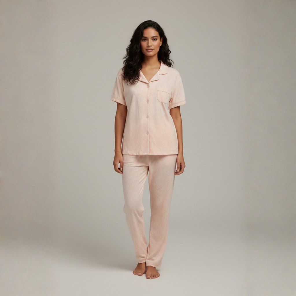 Womens Lycra Cotten Pyjama Set Jumbo 728713