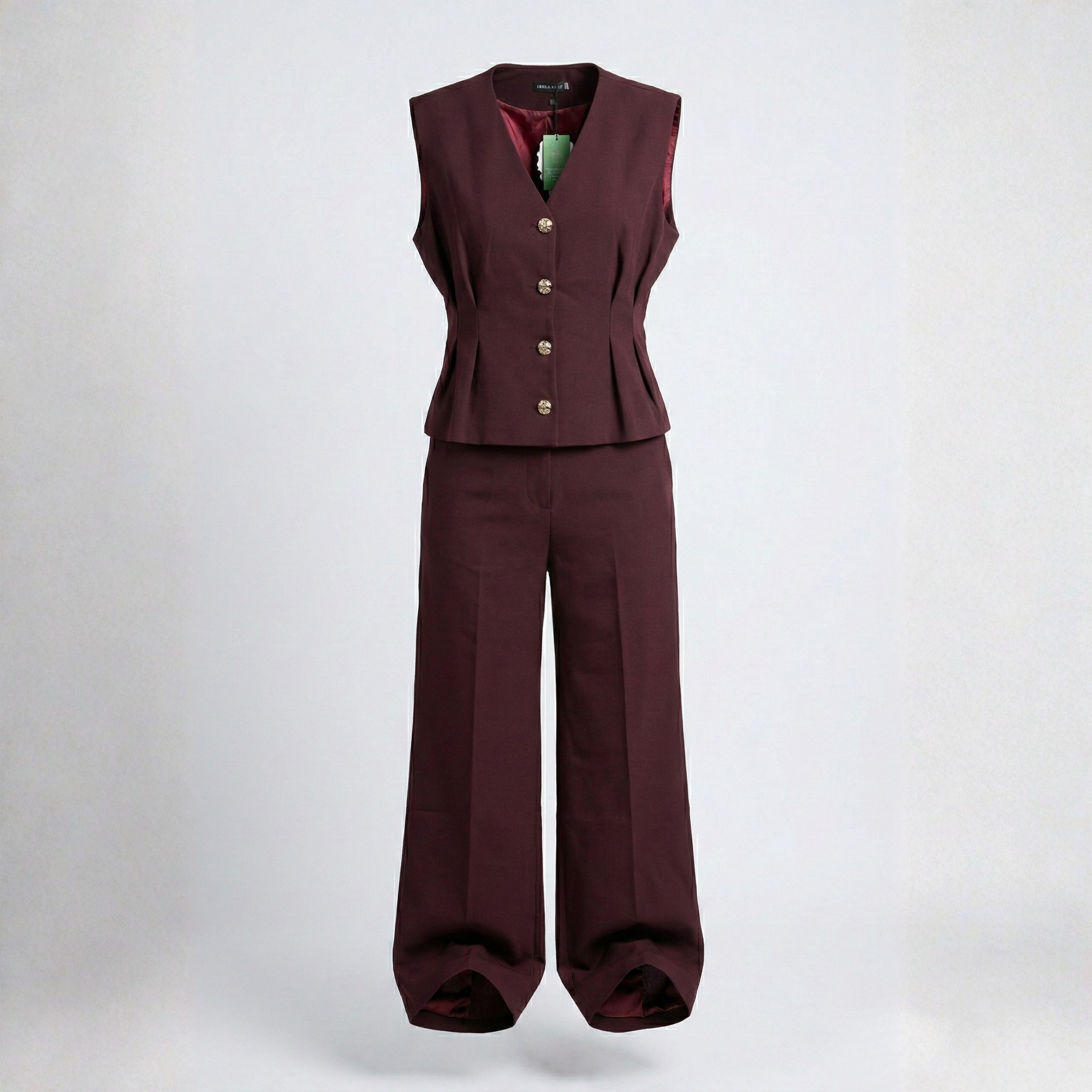 Womens Vest & Pant Set 6215