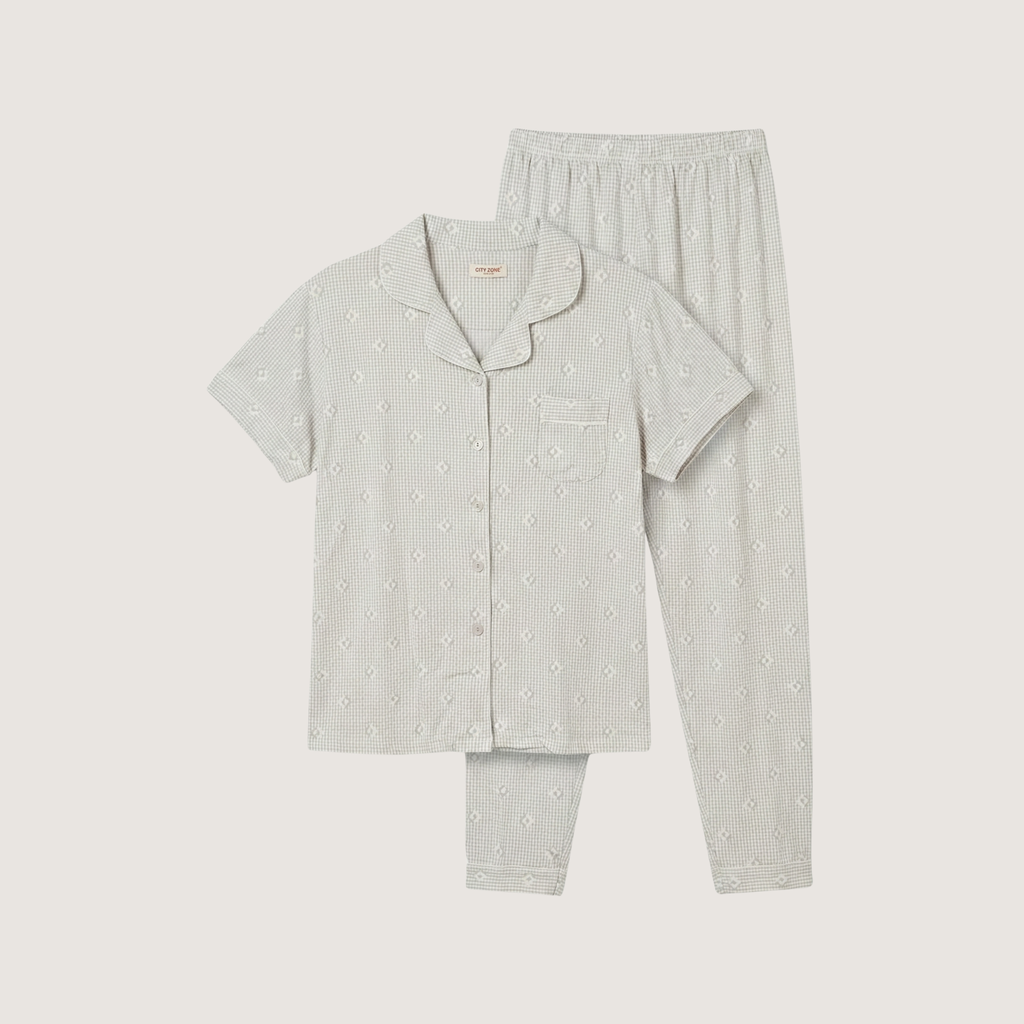 Womens Lycra Cotten Pyjama Set Jumbo 728711