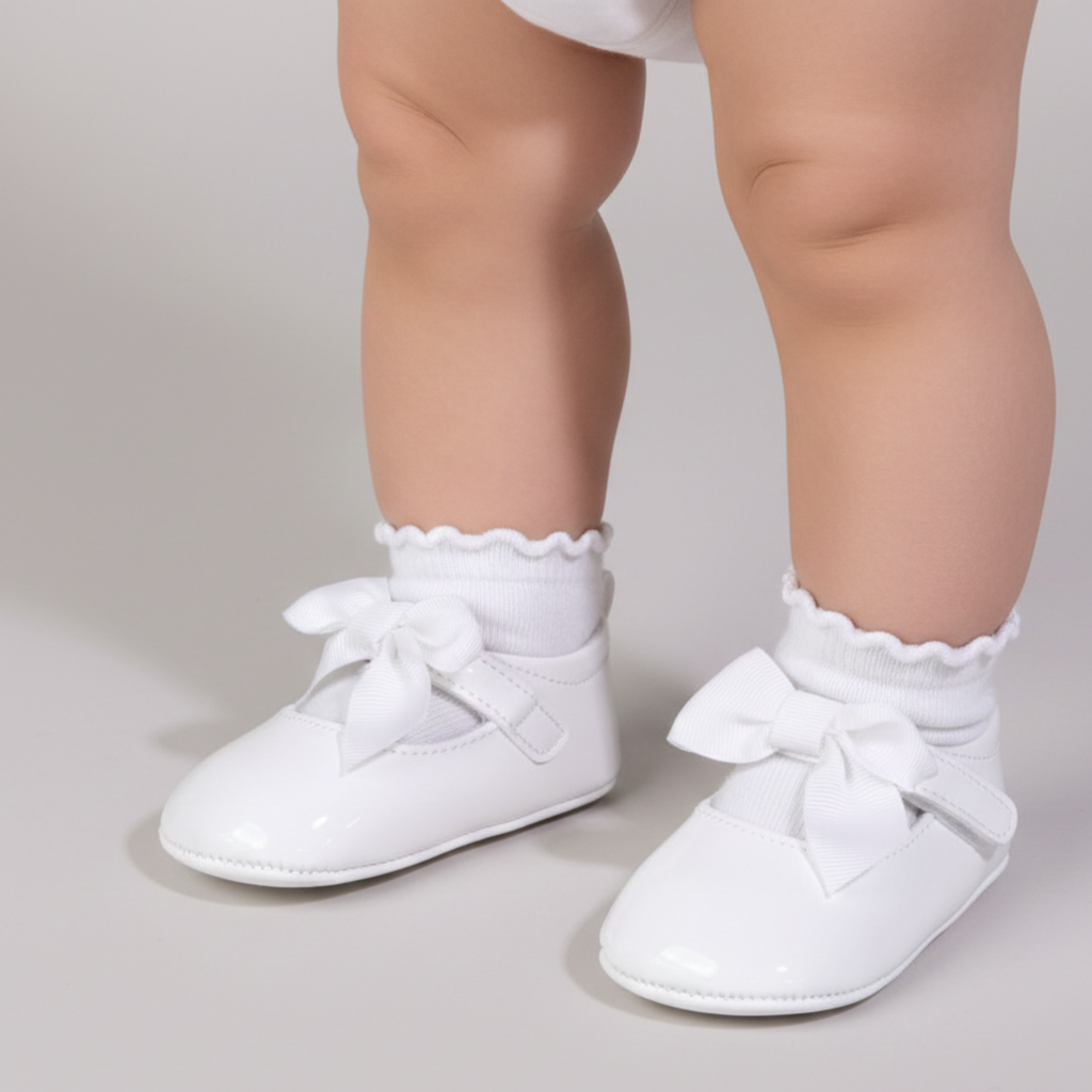 GIRLS BABY SHOES WITH SOCKS 14
