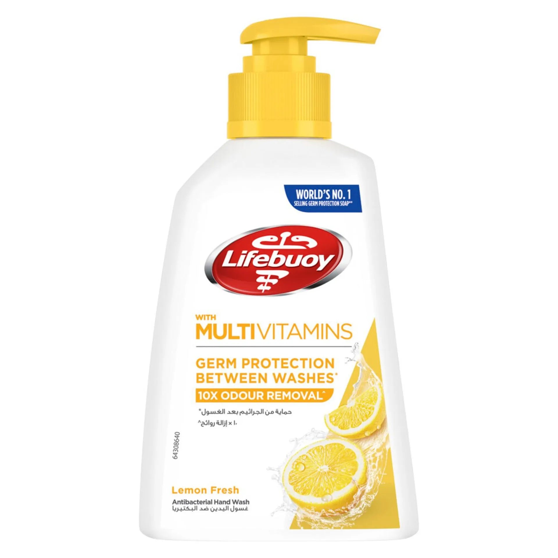 Lifebuoy Anti-Bacterial Hand Wash Lemon Fresh, 200ml