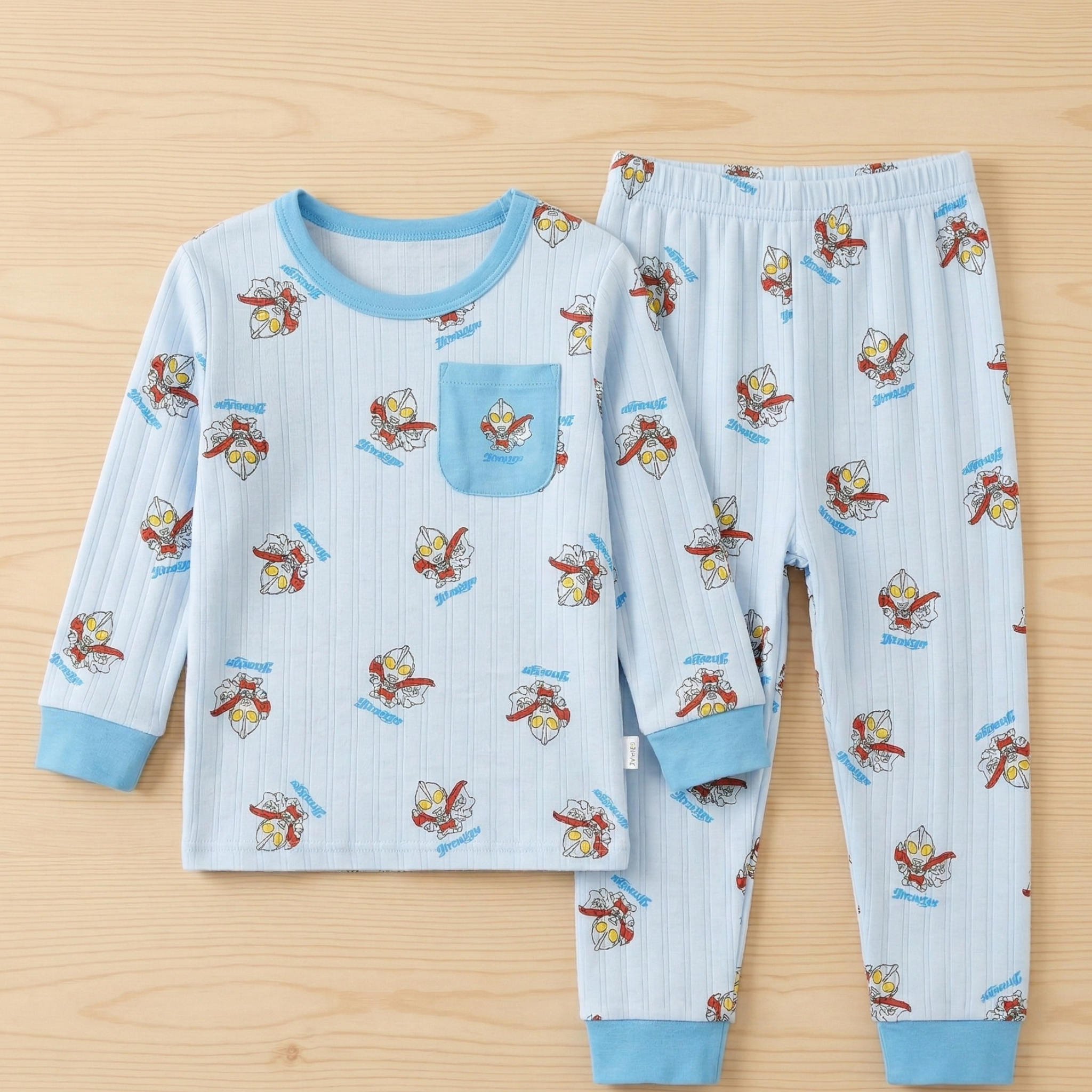 Hero Blue Kids L\S Pajamas