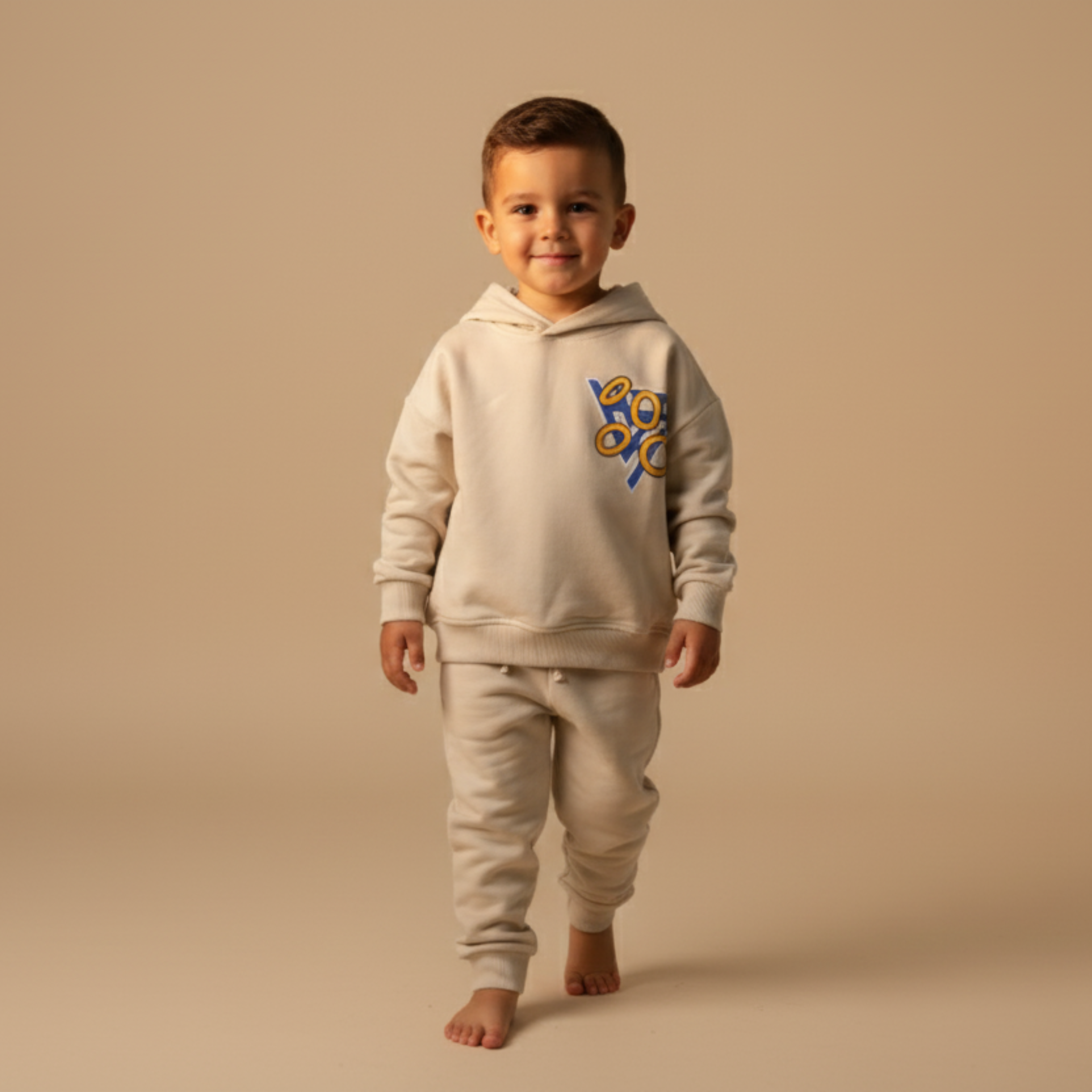 بيجامة كات ماري الوردية بأكمام طويلة (بنات)