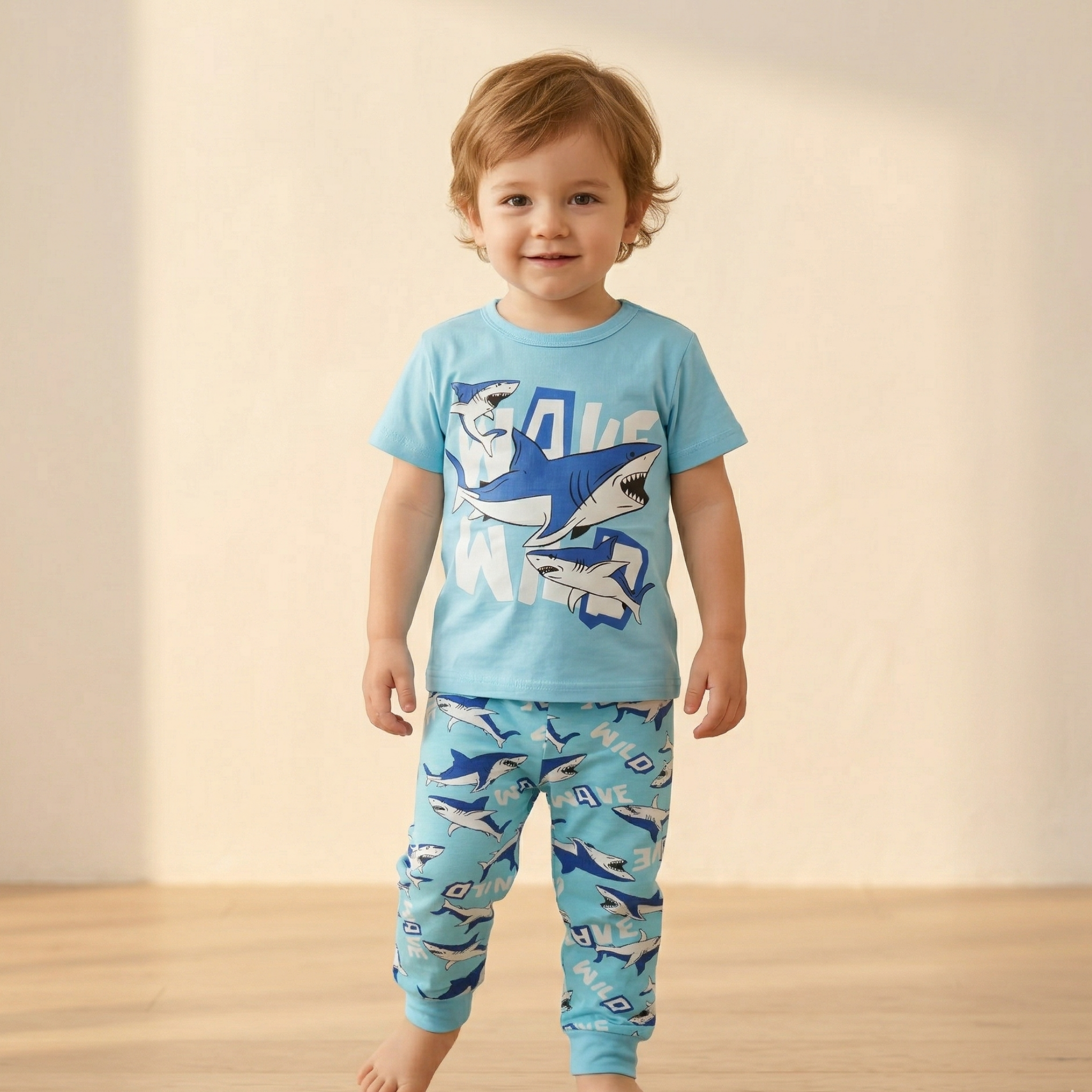 Wave Shark Kids H\S Pajamas