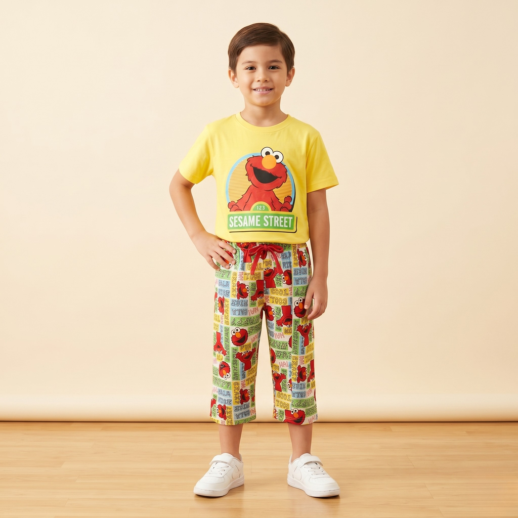 123 Sesame Bermuda Set