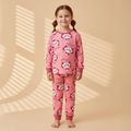 Cat Marie Pink Long-Sleeves Pajamas (Girls)