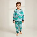 Dinosaur Green Long-Sleeves Pajamas (Boys)