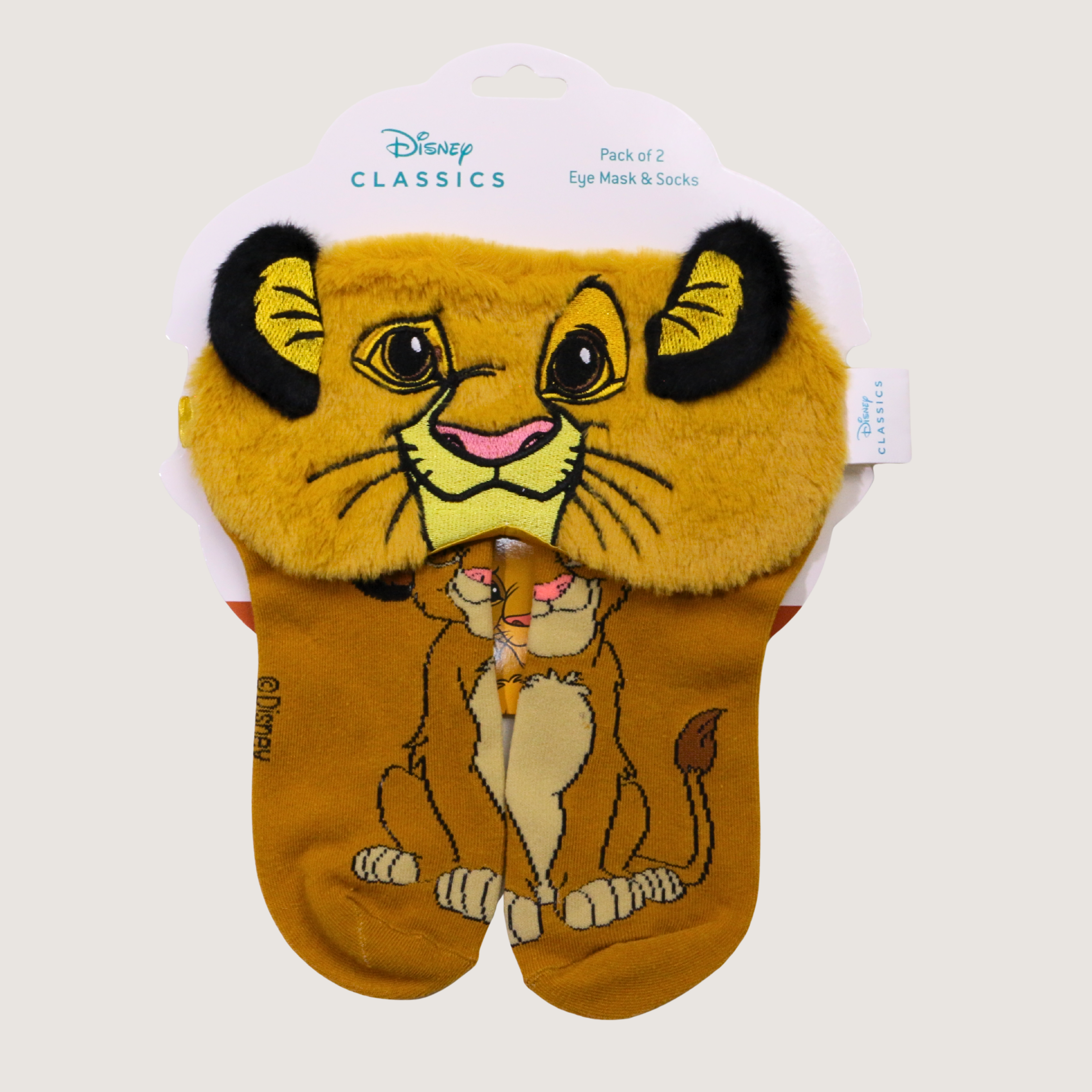 جوارب Simba من ديزني وقناع عين