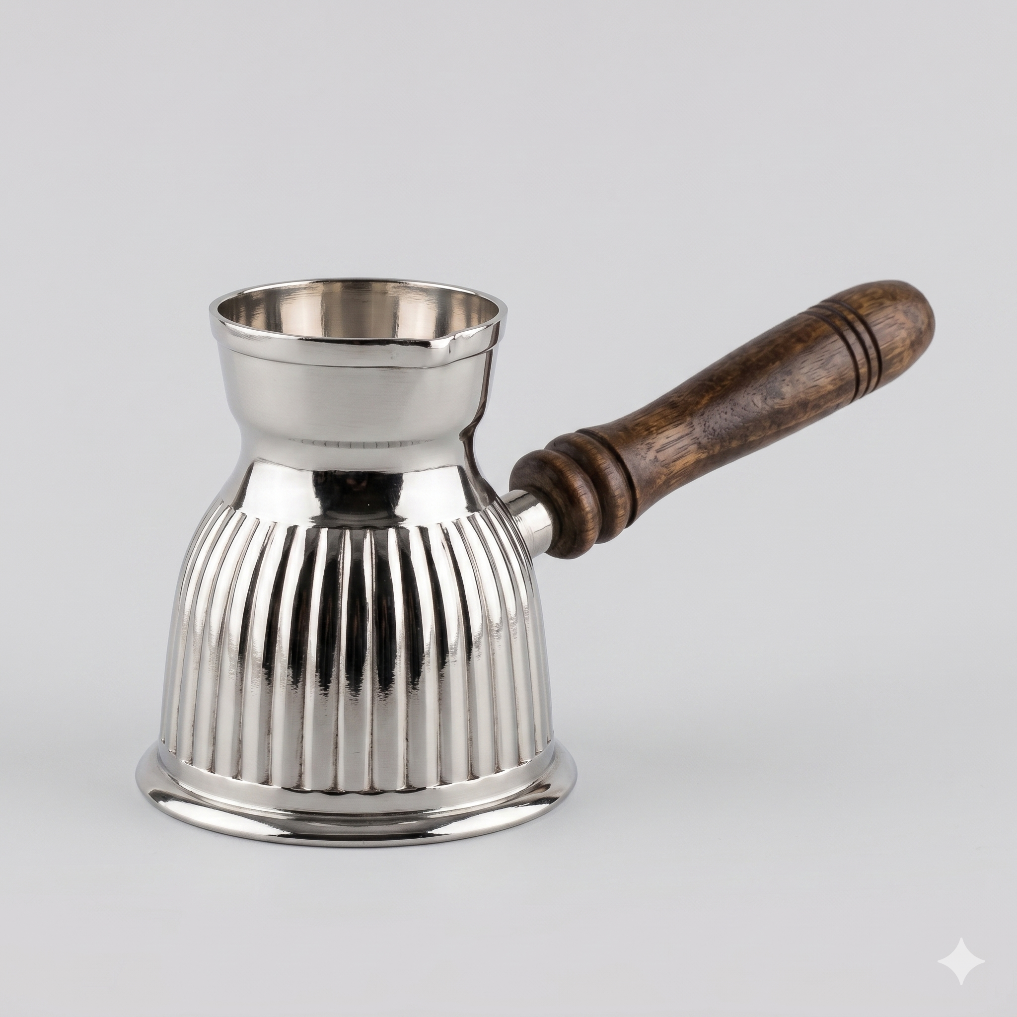 Silver Straght Salai Copper Coffee Pot No. 3