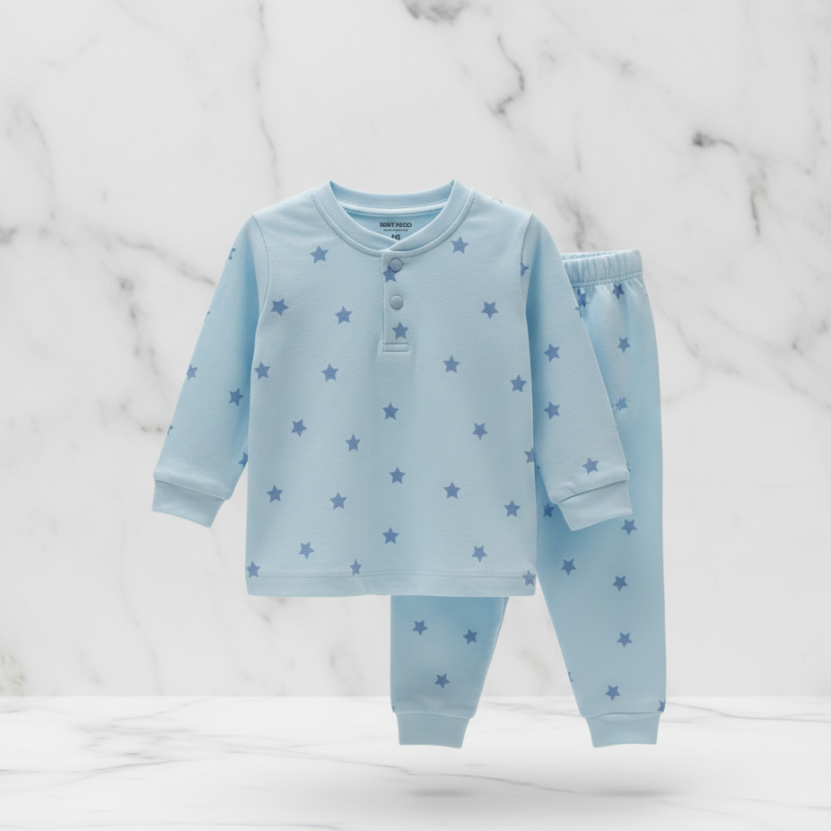 Long Sleeves 2 PCS night suit 110-04