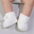 GIRLS BABY SHOE SOCKS WHITE